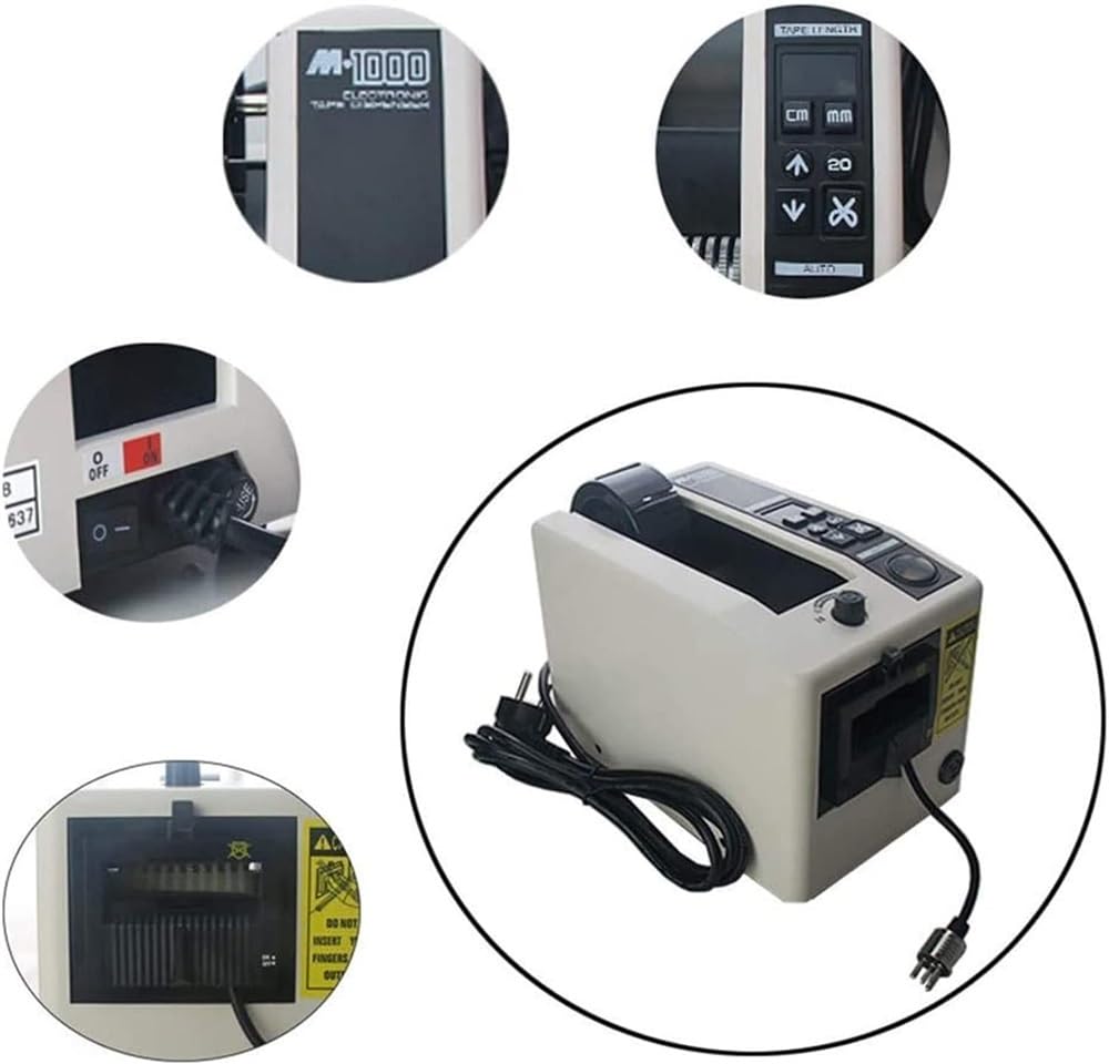 Robusto distributore Elettrico di Nastro Adesivo, Macchina Automatica per Il Taglio del Nastro Adesivo, taglierina Automatica per Adesivi con Doppia modalità au