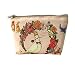 Produktbild Haodou Leinwand Geldbörse Mini Geldbeutel Cartoon Tier Platz Reißverschluss Münzbörse Münzbeutel Portemonnaie Damen Madchen 13 * 10cm (Stil-D)