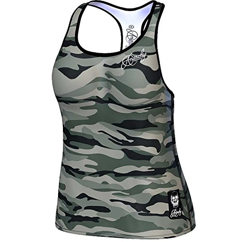 Anarchy Apparel Débardeur Commando, Tee, Gym, Fitness, Aérobic, Running XL Multicolore