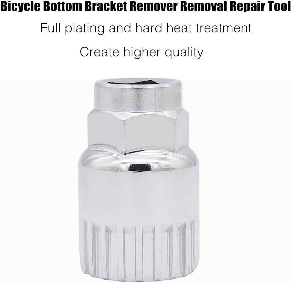5 in 1 Mountain Bike MTB Repair Tool Kit, Freewheel Remover Tool Bike Chain Breaker Crank Extractor Wrench with chain tail Hook Bottom Bracket Removal Tools image 5