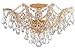 Crystorama Maria Theresa 5 Light Clear Crystal Semi Flush II Elements