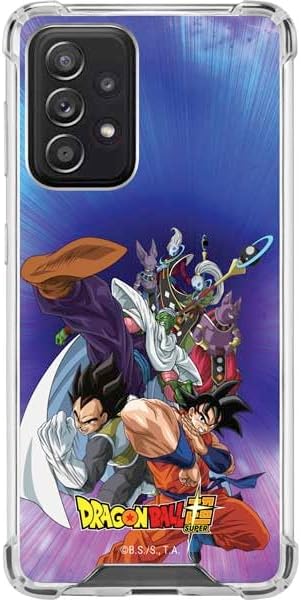 Skinit Clear Phone Case Compatible with Galaxy A52 5G - Officially Licensed Dragon Ball Super Goku Vegeta Super Ball Design
