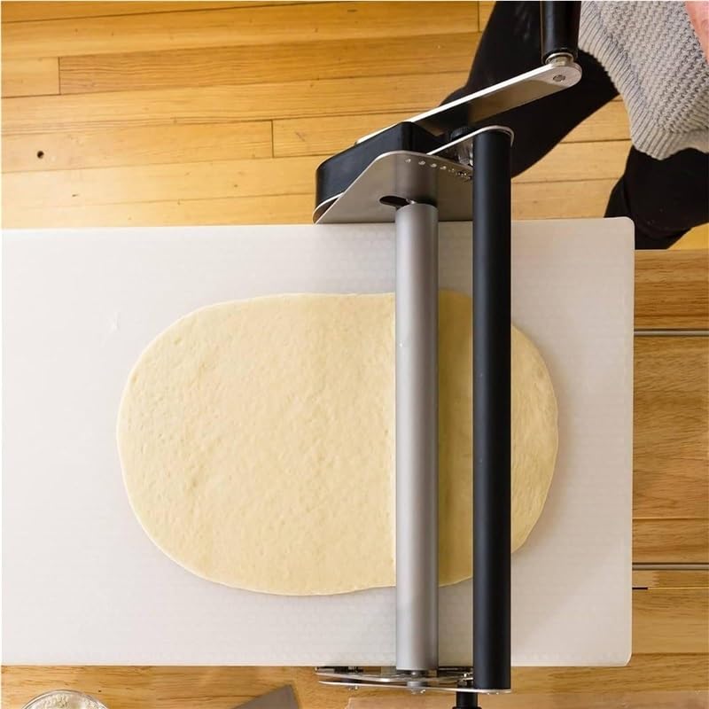 Laminatrice for pasta pieghevole, Macchina manuale for riavvolgere i fideos, Acciaio inossidabile for alimenti, Prevenzione dell'ossidazione, Utilizzo nei croissant(Rs101)