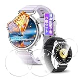 【3枚セット】 対応 HUAWEI WATCH GT 6 ガラスフィルム フィルム バンド 強化ガラス 日本旭硝子製素材 ファーウェイ ウォッチ GT6 スマートウォッチ 用 保護フィルム カバー ケース 対応 HUAWEI WATCH GT6 41mm 保護 高透過率 高感度タッチ 気泡防止 簡単貼り付け 【41mm モデル専用】