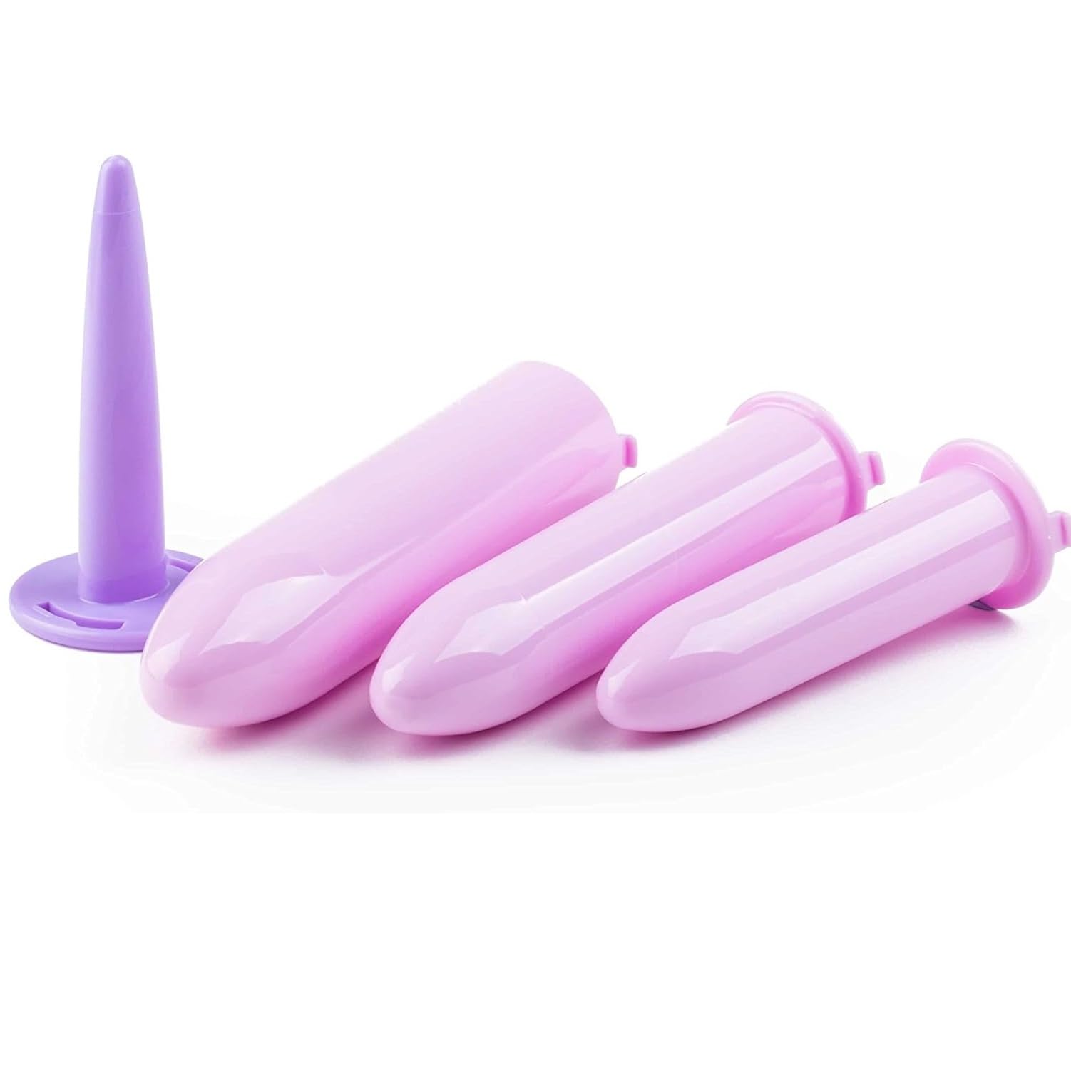 Med Italia Service - Vaginaldilatatoren zur Linderung von Beckenschmerzen bei Vaginismus oder Vulvodynie - Kit mit 3 Einheiten (VELVI MAXI)