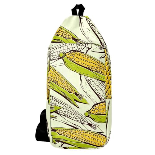 Sac à dos de voyage motif maïs Ripen compact 16x36.5cm avec sangle bandoulière confort