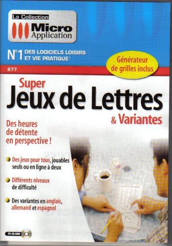 Super jeux lettres variantes Pham