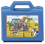 Das Produkt beinhaltet ein 12 Teile Ravensburger Würfelpuzzle im Format 16,00 cm x 12,00 cm für Mädchen und Jungen ab 3 Jahren