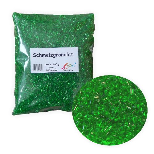 Preisvergleich Produktbild Creleo Schmelzgranulat - Schmelzolan 200g grün