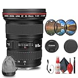 Canon EF 16-35mm f/2.8L II USM Lens with Filter kit + Cleaning Kit + Cap Keeper (Renewed)