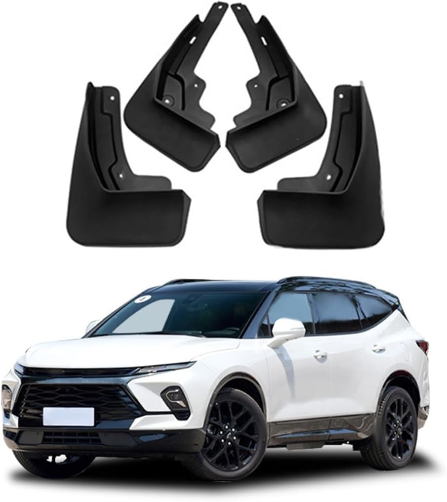 nwsplmy Car Mud Flaps for Blazer RS 2019-2024 Splash Guards Mudguards Front Rear 4pcs - Anti-Scour & Impact Resistant, Heavy Duty Stone Shield