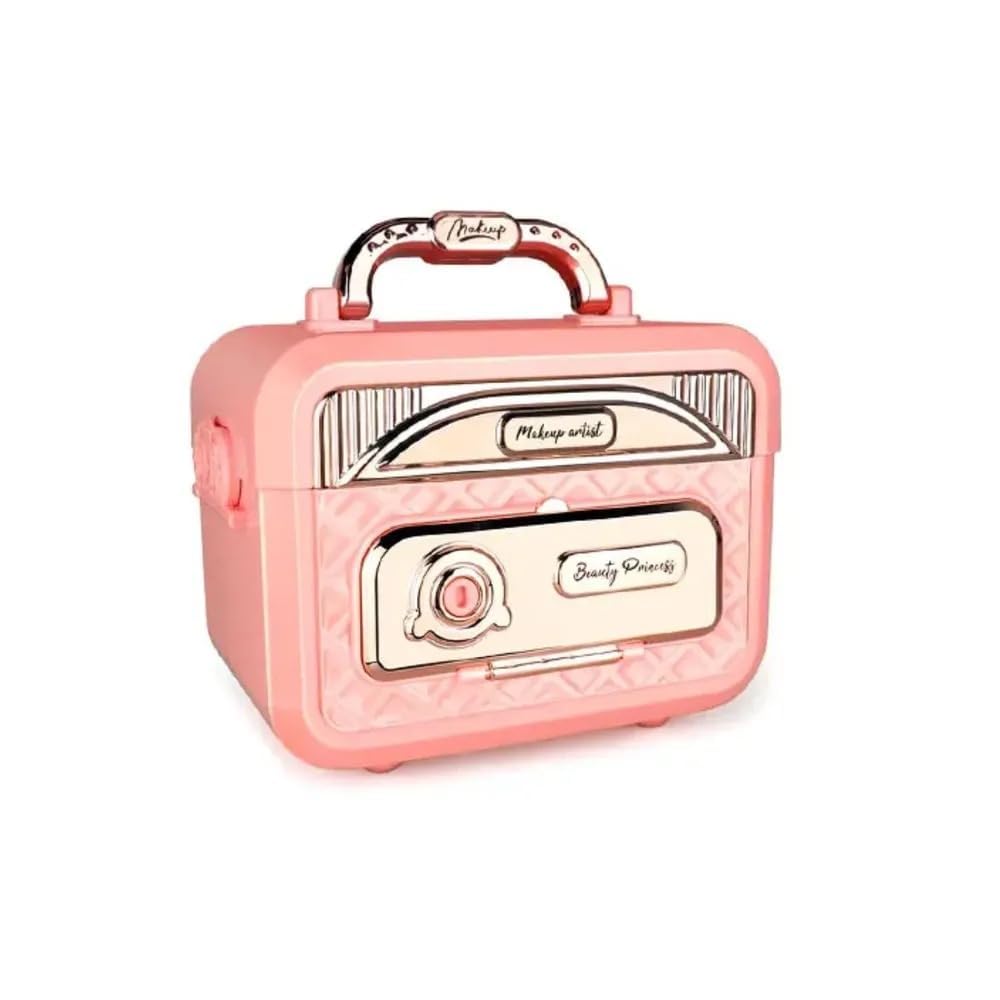 SparkBucket Kidseauty Makeup kit Convertible Dressing Table Suitcase with Multicolor Pretend Play Accessories, Role Play toyetor Girls 4