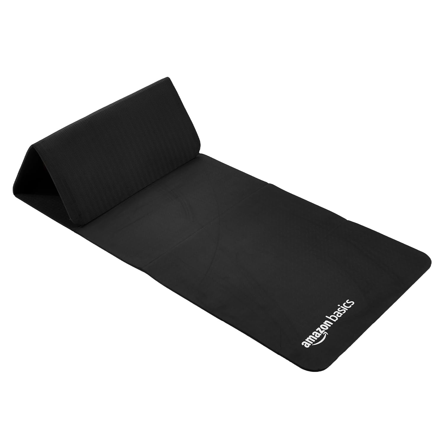 Amazon Basics Portable Folding Exercise Gym Mat | 7.2 mm Thickness | High-Density TPE | Lightweight, Sweat-Resistant, Lightweight & Durable | Gymnastics, Yoga & Pilates | for Home & Gym | Black-image-43