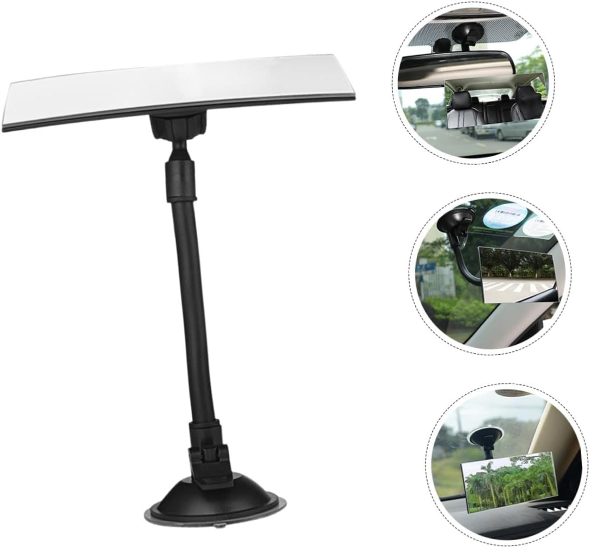 Wakauto Car Mirror Rearview Mirror with Suction Cup for Interior Use 2pcs for Car Seat Safety and Rear Facing Observation