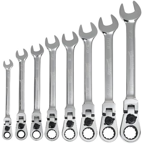 Williams WS-1168RCF 8-Piece Reversible Flex Head Ratcheting Combination Wrench Set Cover