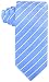 Scott Allan Mens Light Blue Striped Necktie - Baby Blue Mens Tie