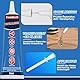 Textilkleber Waschmaschinenfest 60 ML, Stoffkleber Extra Stark für Baumwolle, Kleidung, Hosen und mehr, Transparenter & Waschbarer
