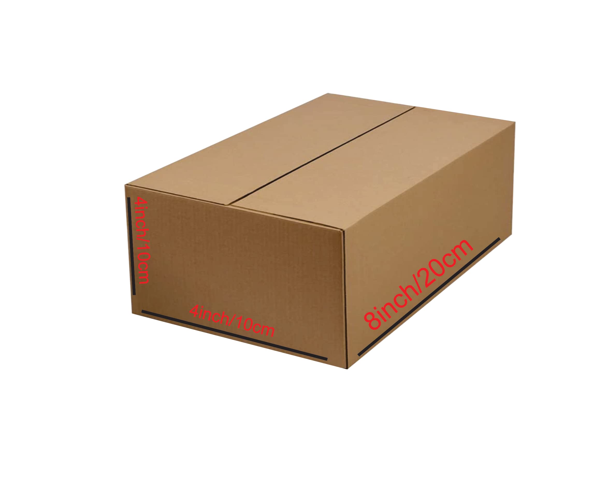Bleus Packaging 3Ply Corrugated Box For Packing Shipping Courier Box,Size_ 8x4x4 Inches, Length 8 Inch - Width 4 Inch - Height 4 Inch, Very Hard In Strength Brown Color (75) (B0BMW62SRG) Amazon Price History, Amazon Price Tracker