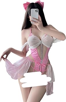 SNOMYRS Kawaii Dress Sexy Cosplay Lingerie Maid Outfit Japanese Lolita Mini Skirt Lace Teddy Bodysuit Halloween Costumes