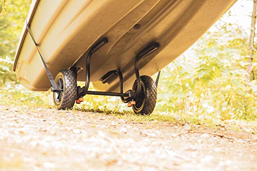 Image of Pelican Canoe Kayak and SUP Transport Cart Sport Deluxe Cart for Canoe, Kayak and SUP - Adjustable Width - 2 Height Positions - Airless Tires - Heavy Dutty and Resistant - Easy to Assemble