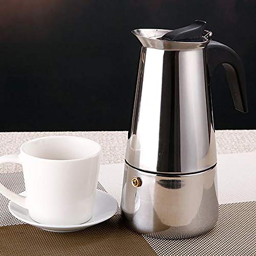 Cafeteira Italiana Inox 9 Xícaras Café Expresso 470ml Luxo