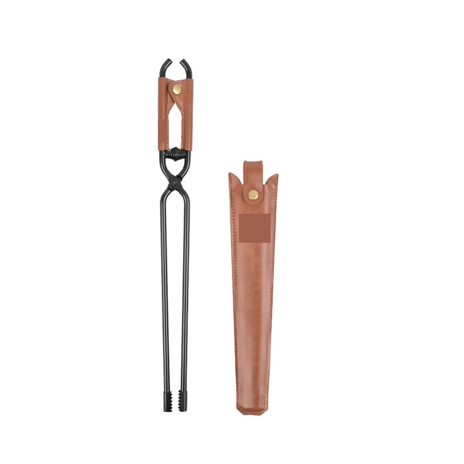 Fire Tongs Carbon Steel Charcoal Tongs Camping Bonfire Firewood Clip Tool Stoves