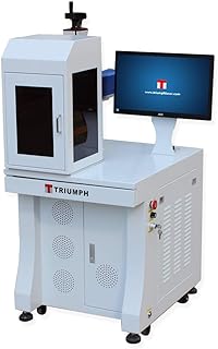 Sponsored Ad - Triumph 50w Raycus Fiber Laser Marking deep Engraving Machine Metal polymers Parts Marker Engraver Rotary j...