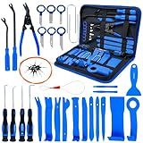 POCHETTE SYSTÈME ROBUSTE: Tous les outils sont rangés dans une pochette nylon zippée résistante - idéale pour atelier, véhicule de service ou bricolage automobile.