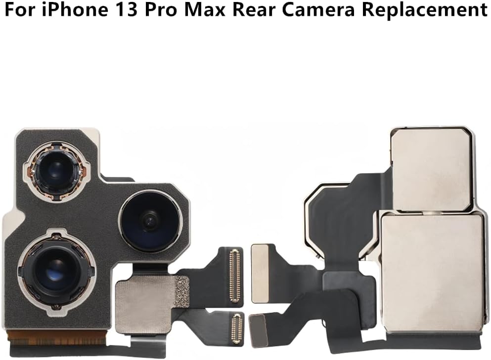 Original for iPhone 13 Pro Max Main Rear Camera Replacement OEM for iPhone 13 Pro Max Back Camera Replacement 12MP HD Video HDR Photo Lens Module Repair Tool Kit for A2484 A2641 A2643 A2644 A2645