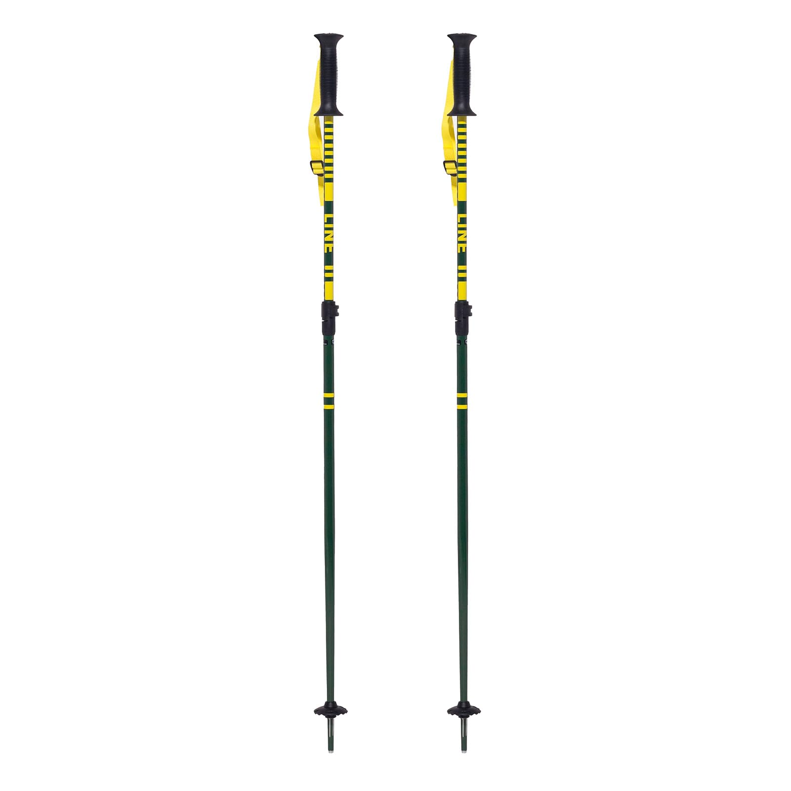 LINE Bâtons De Ski Get Up – Aluminium Réglable 75-105 Cm, Ergonomique, Pour Freestyle/all Mountain, Adulte Unisexe