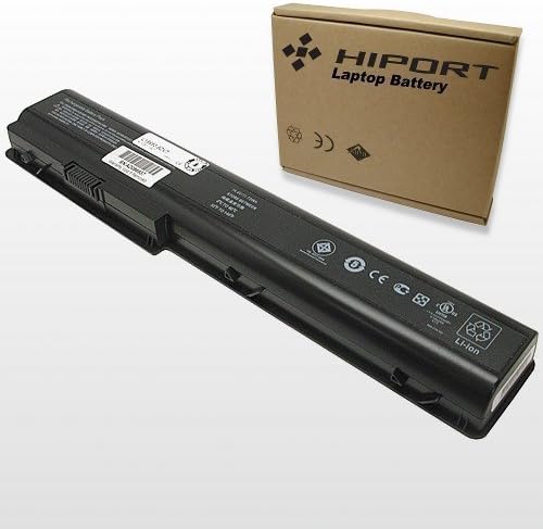 Hiport Laptop Battery For HP DV7-1100, DV7-1123CA, DV7-1127, DV7-1127CL, DV7-1128CA, DV7-1129WM, DV7-1132, DV7-1135, DV7-1175, DV7-1232, DV7-1243, DV7-1245, DV7-1264, DV7-1285, DV7-1451, DV7-3065, FS129UA, FS132UA, FS136UA, FS152UA, NB231UA, NB234UA, NB239UA, NB240UA, NB241UA, NB252UA, NV204UA, VM238UA Laptop Notebook Computers