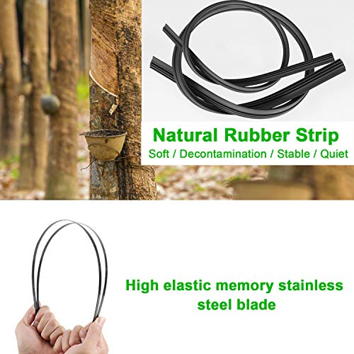 2 Wipers Replacement For Bmw 3-Series 4-Door E90 E91 F30 F31 F34 F80 M3 09/2009-2018 Audi A3 2005-2013, Windshield Wiper Blades Original Equipment Replacement - 24"/19" (Set Of 2) Pinch Tab #TOP1