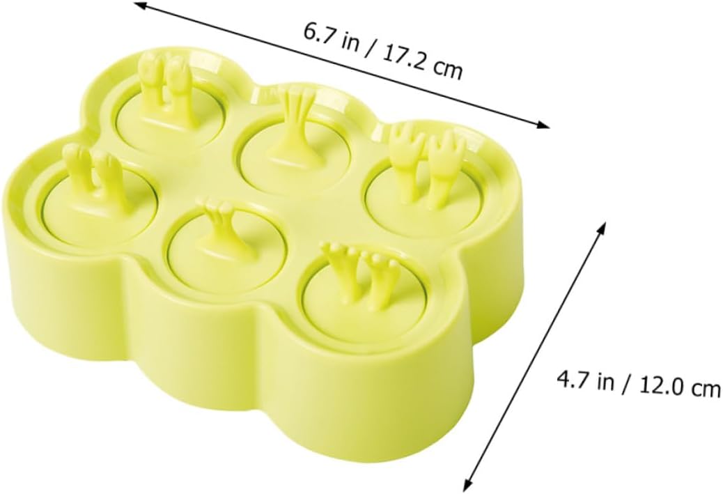 4sets Silicone Ice Mold for Diy Pop Ice Molds Animal Shape Easy to Clean Reusable