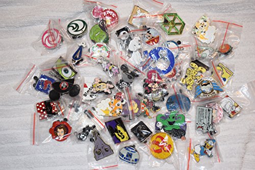 Lot of 100 Collectible Disney Trading Lapel Pins – Authentic NO Doubles Fast Shipping