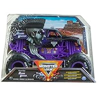 OFFICIAL MONSTER JAM TRUCK: Ramp up your game with the all-new 1:24 scale Monster Jam monster truck! With awesome details and graphics, this authentic replica has the style and swagger of the real thing! REALISTIC FEATURES: Working suspension lets yo...
