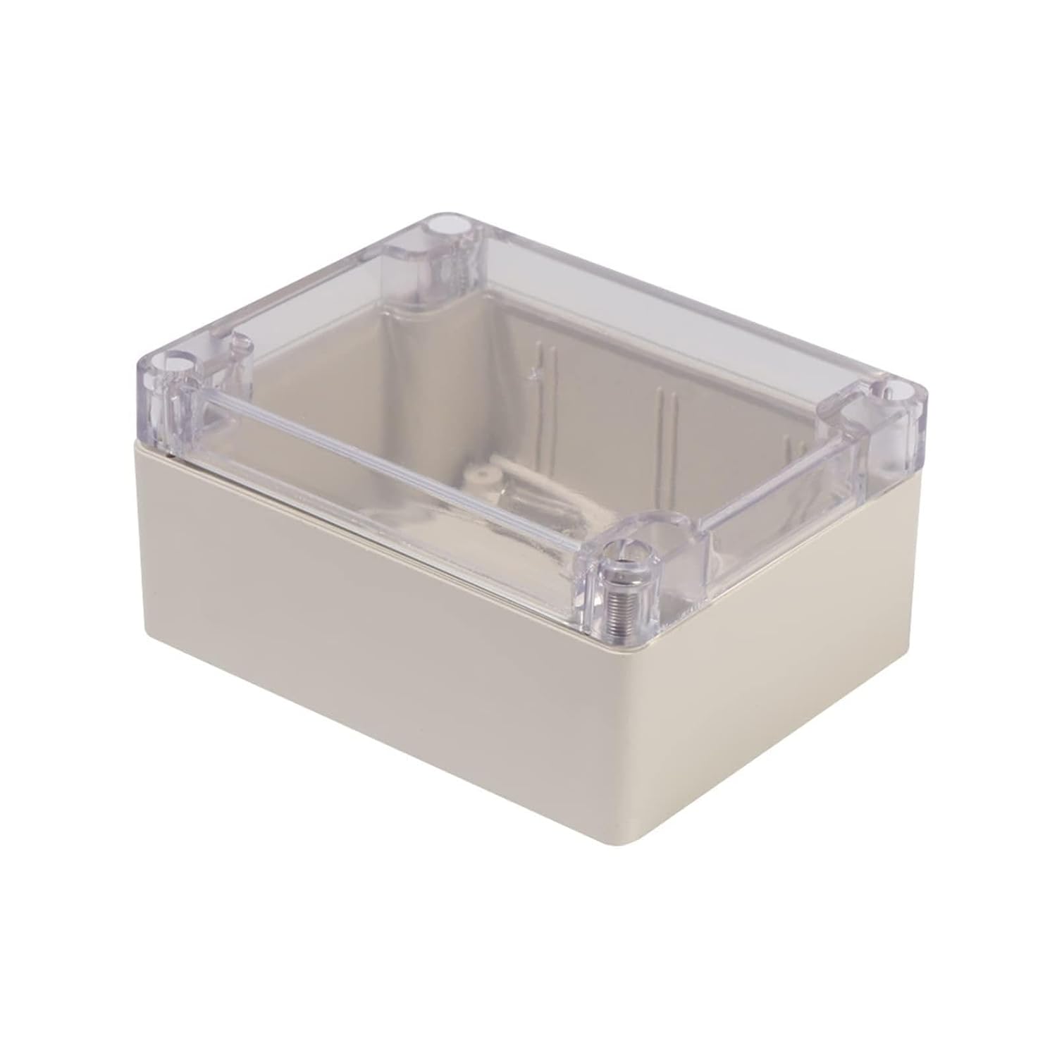 Waterproof Plastic Enclosure Box Electronic IP67 Project Instrument Case Electrical Project Box ABS Outdoor Junction Box Housing(Black)