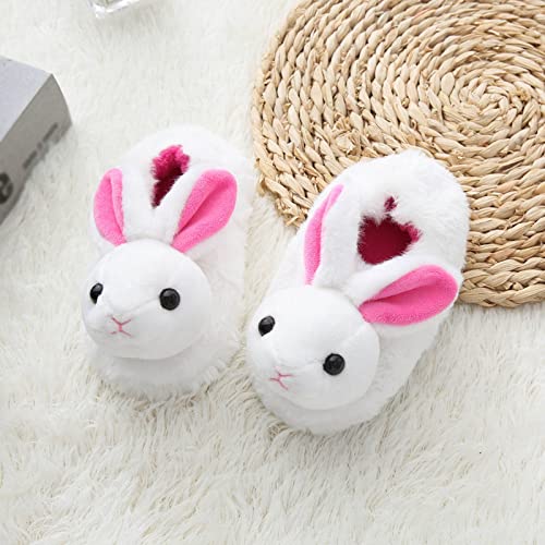 Character Slippers for Girls Childrens Girl Cotton Slippers Cute Stereoscopic Rabbit Warm Toddler 9 Shoe3