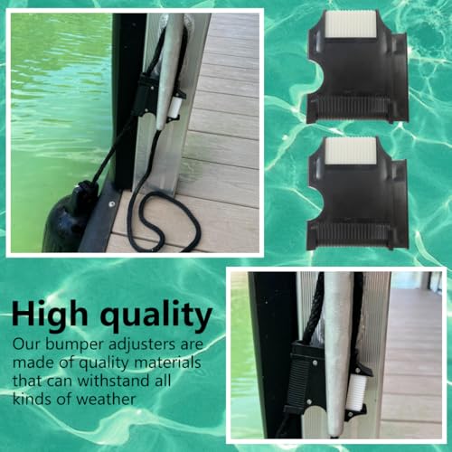 Zafina-UP Boat Fender Hanger, Boat Bumper Adjuster Boat Rail and Cleat Fender Clips, Quick Connect and Release Fender Lines
