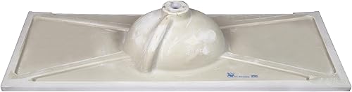 Miniatura 19 de Top de tocador de mármol cultivado de 19 pulgadas con protector contra salpicaduras, embalaje mejorado, remolino de marfil - Design House, 586263