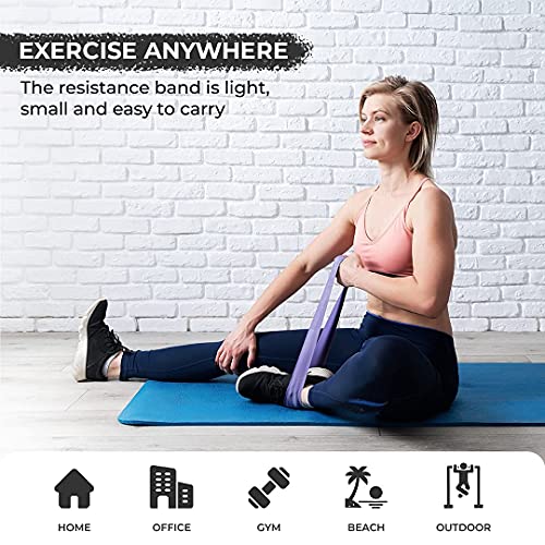 Image of FEGSY Fabric Resistance Loop Bands for Exercise, and Workout Non Slip Hip Booty Bands for Squats, Legs, Thigh, Glutes and Butt - Ideal for Men, and Women