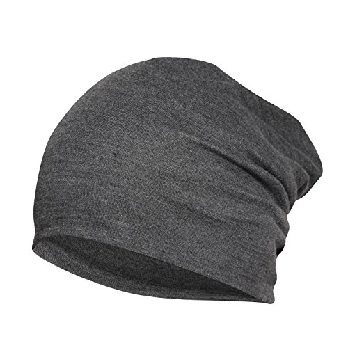 Image of FabSeasons Cotton Blend Slouchy Beanie and Skull Cap for Summer, Winter, Autumn & Spring Season, Can be Used as a Helmet Cap Too