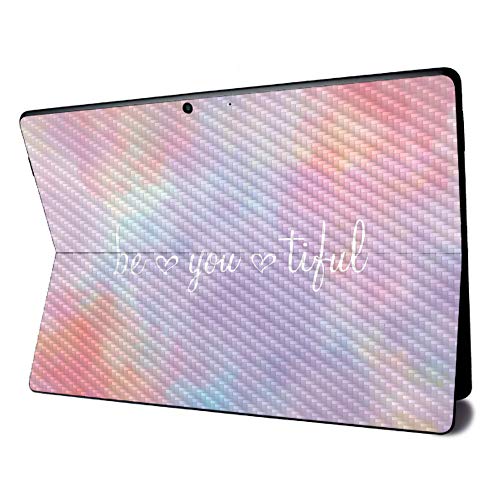 Image of MightySkins Carbon Fiber Skin for Microsoft Surface Pro X - Beautiful | Textured Carbon Fiber Finish | Easy to Apply, Remove, and Change Styles | Made in The USA