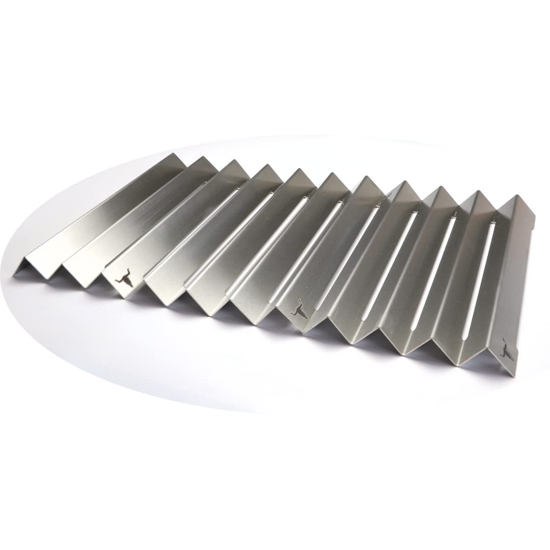Lamiere ignifughe simili a Sear Plates per Napoleon Prestige 450/600/750, set da 3 pezzi