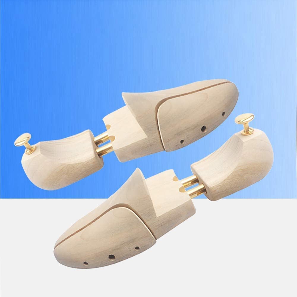 Extensor de Zapatos de Madera de alcanfor perfumado, expansor de Cordones Ajustables de Madera Maciza para Zapatos de Cuero Unisex (A 41) (A 35)