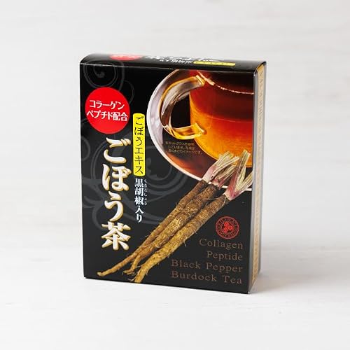 ニホンサンミ コラーゲンペプチド配合 黒胡椒入りごぼう茶 20袋(2g×20袋) 万能調味料 粉末スープ