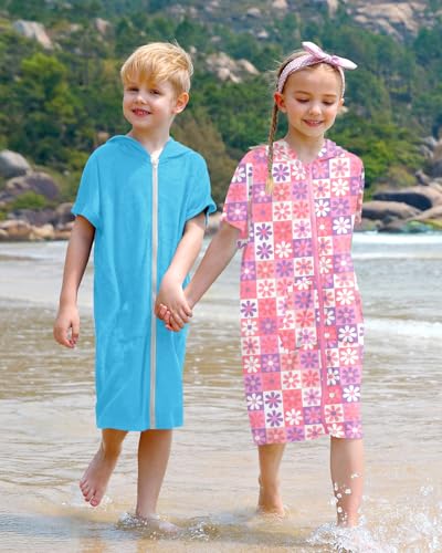 Image of BesserBay Boys Girls Swim Cover Up Terry Cloth Swimwear
