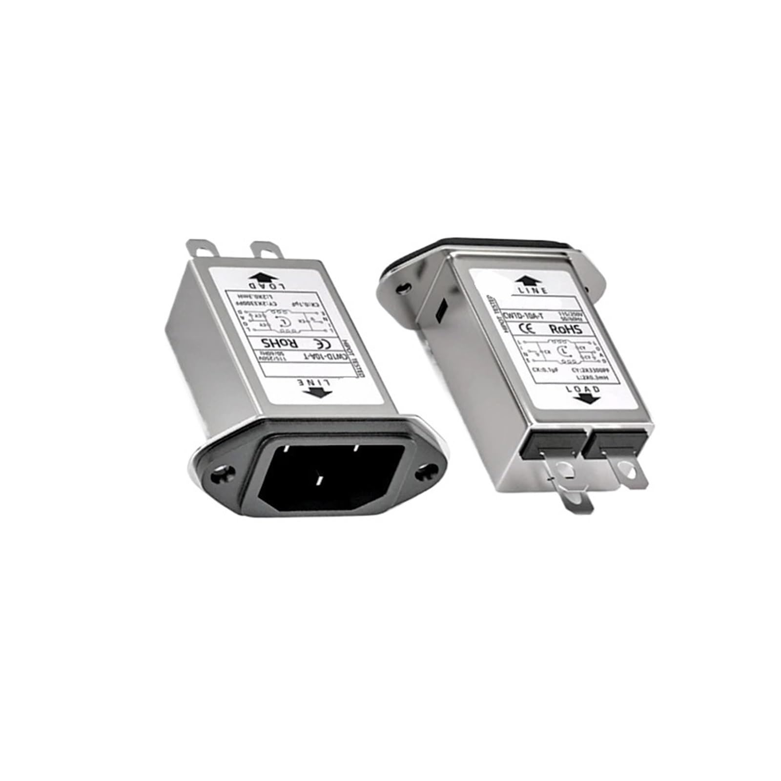 YTMJPQQJI CW1D-3A/6A/10A-T Power Filter CW1D-10A-T Anti-Interference Filter(CW1D-6A-T)