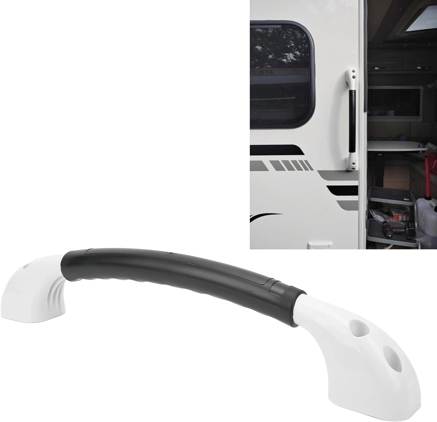 Handrail Door Assist Grab Handle Universal Fit for RV Travel Trailer Campers Cargo Trailer Yacht Boat Boat Grip Handrail