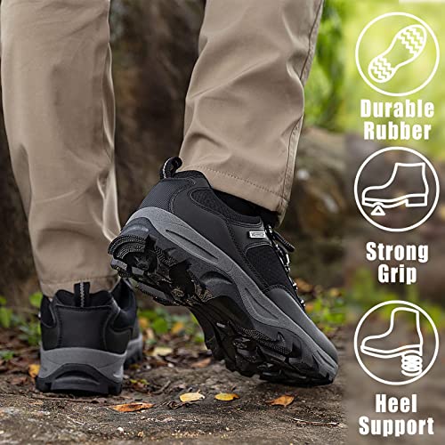 CC-Los Men's Hiking Shoes | Waterproof Work Shoes | Non-Slip & Comfortable Walking Size 7-13.53
