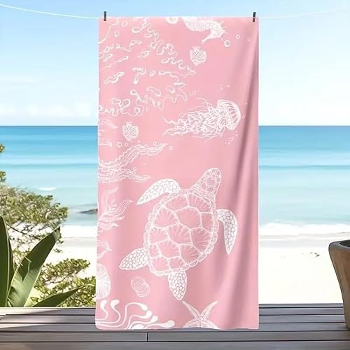 YZQGLHP Microfibre Quick Drying Sea Turtle Beach Towel 90x160cm